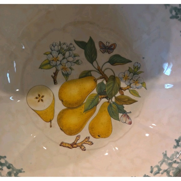 Large Serving Round Pasta/ Fruit Bowl ๐ design 9" dia Himark Made In Italy - Picture 3 of 6